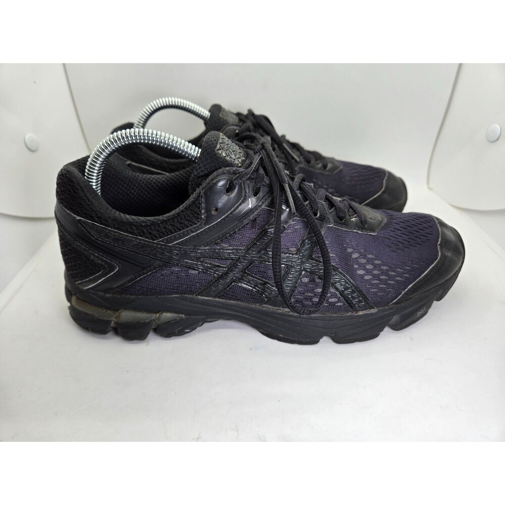 Asics GT-1000 4 Shoes Men's 8 Black Running Athletic Workout Training Sneakers
